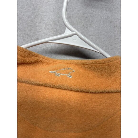 Horny Toad Orange Quarter Zip Fleece Pullover Jacket Sweater Womens Size M - Picture 5 of 5